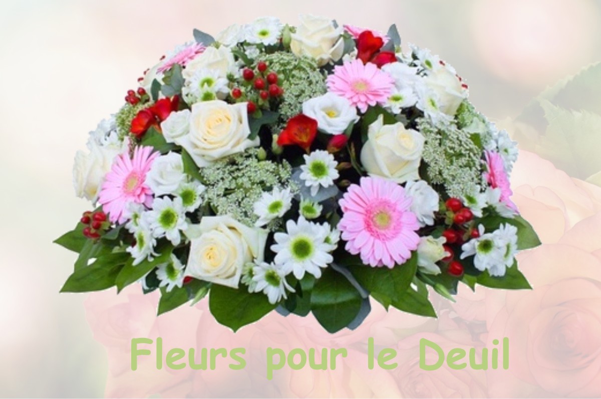 fleurs deuil DRAMELAY